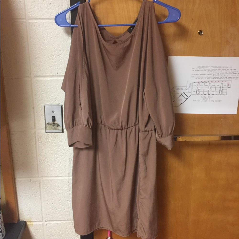 GLAM nude/brown cocktail dress size L